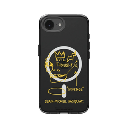 iPhone 17e Clear (MagSafe 兼容)  巴斯奇亞 Jean-Michel Basquiat 邪惡思想