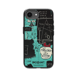 iPhone 16e Clear (MagSafe 兼容)  巴斯奇亞 Jean-Michel Basquiat Equals Pi