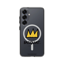 Galaxy S25 Clear (MagSafe 兼容)  巴斯奇亞 Jean-Michel Basquiat 皇冠
