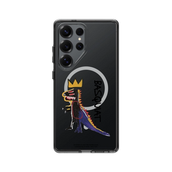Galaxy S25 Ultra Clear (MagSafe 兼容)  巴斯奇亞 Jean-Michel Basquiat 小恐龍