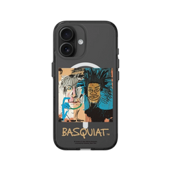 iPhone 16 Clear (MagSafe 兼容 & 相機按鈕)  巴斯奇亞 Jean-Michel Basquiat 巴斯奇亞與安迪沃荷