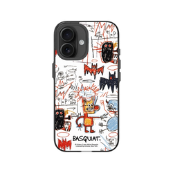 iPhone 16 Clear (MagSafe 兼容 & 相機按鈕)  巴斯奇亞 Jean-Michel Basquiat 蝙蝠俠