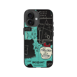 iPhone 16 Clear (MagSafe 兼容 & 相機按鈕)  巴斯奇亞 Jean-Michel Basquiat Equals Pi