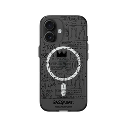 iPhone 16 Clear (MagSafe 兼容 & 相機按鈕)  巴斯奇亞 Jean-Michel Basquiat Beat Bop