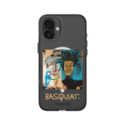 iPhone 16 Plus Clear (MagSafe 兼容 & 相機按鈕)  巴斯奇亞 Jean-Michel Basquiat 巴斯奇亞與安迪沃荷