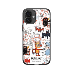 iPhone 16 Plus Clear (MagSafe 兼容 & 相機按鈕)  巴斯奇亞 Jean-Michel Basquiat 蝙蝠俠