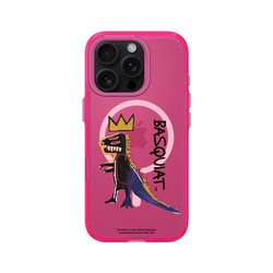 iPhone 16 Pro Clear (MagSafe 兼容 & 相機按鈕)  巴斯奇亞 Jean-Michel Basquiat 小恐龍