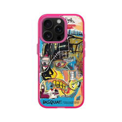 iPhone 16 Pro Clear (MagSafe 兼容 & 相機按鈕)  巴斯奇亞 Jean-Michel Basquiat 骷顱頭