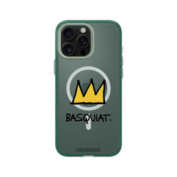 iPhone 16 Pro Max Clear (MagSafe 兼容 & 相機按鈕)  巴斯奇亞 Jean-Michel Basquiat 皇冠