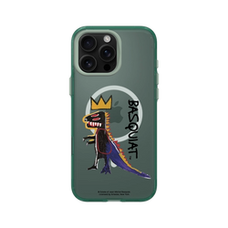 iPhone 16 Pro Max Clear (MagSafe 兼容 & 相機按鈕)  巴斯奇亞 Jean-Michel Basquiat 小恐龍