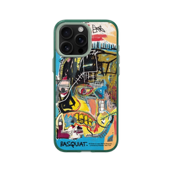iPhone 16 Pro Max Clear (MagSafe 兼容 & 相機按鈕)  巴斯奇亞 Jean-Michel Basquiat 骷顱頭