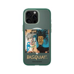 iPhone 16 Pro Max Clear (MagSafe 兼容 & 相機按鈕)  巴斯奇亞 Jean-Michel Basquiat 巴斯奇亞與安迪沃荷