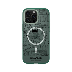 iPhone 16 Pro Max Clear (MagSafe 兼容 & 相機按鈕)  巴斯奇亞 Jean-Michel Basquiat Beat Bop