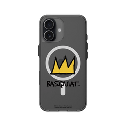 iPhone 17 Clear (MagSafe 兼容 & 相機按鈕)  巴斯奇亞 Jean-Michel Basquiat 皇冠