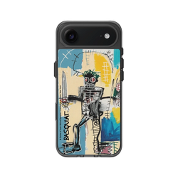iPhone Air Clear (MagSafe 兼容 & 相機按鈕)  巴斯奇亞 Jean-Michel Basquiat 戰士