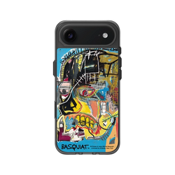 iPhone Air Clear (MagSafe 兼容 & 相機按鈕)  巴斯奇亞 Jean-Michel Basquiat 骷顱頭