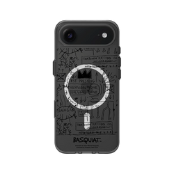 iPhone Air Clear (MagSafe 兼容 & 相機按鈕)  巴斯奇亞 Jean-Michel Basquiat Beat Bop