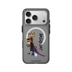 iPhone 17 Pro Clear (MagSafe 兼容 & 相機按鈕)  巴斯奇亞 Jean-Michel Basquiat 小恐龍