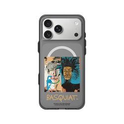 iPhone 17 Pro Max Clear (MagSafe 兼容 & 相機按鈕)  巴斯奇亞 Jean-Michel Basquiat 巴斯奇亞與安迪沃荷