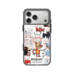 iPhone 17 Pro Max Clear (MagSafe 兼容 & 相機按鈕)  巴斯奇亞 Jean-Michel Basquiat 蝙蝠俠