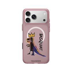 iPhone 17 Pro Max Clear (MagSafe 兼容 & 相機按鈕)  巴斯奇亞 Jean-Michel Basquiat 小恐龍