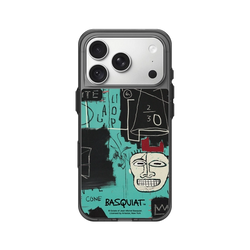 iPhone 18 Pro Clear (MagSafe 兼容 & 相機按鈕)  巴斯奇亞 Jean-Michel Basquiat Equals Pi