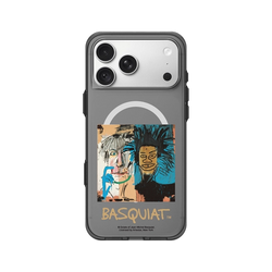iPhone 18 Pro Max Clear (MagSafe 兼容 & 相機按鈕)  巴斯奇亞 Jean-Michel Basquiat 巴斯奇亞與安迪沃荷