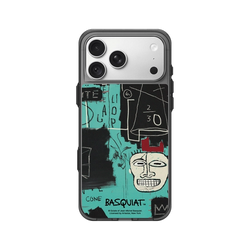 iPhone 18 Pro Max Clear (MagSafe 兼容 & 相機按鈕)  巴斯奇亞 Jean-Michel Basquiat Equals Pi