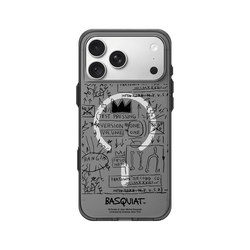 iPhone 18 Pro Max Clear (MagSafe 兼容 & 相機按鈕)  巴斯奇亞 Jean-Michel Basquiat Beat Bop