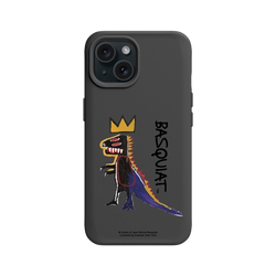 iPhone 15 SolidX (MagSafe 兼容)  巴斯奇亞 Jean-Michel Basquiat 小恐龍