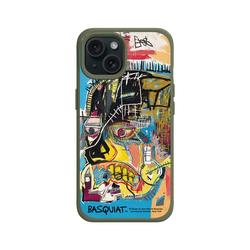 iPhone 15 SolidX (MagSafe 兼容)  巴斯奇亞 Jean-Michel Basquiat 骷顱頭