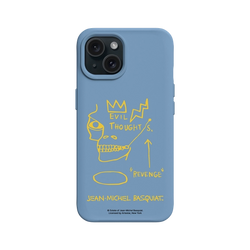 iPhone 15 SolidX (MagSafe 兼容)  巴斯奇亞 Jean-Michel Basquiat 邪惡思想