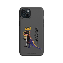 iPhone 15 Plus SolidX (MagSafe 兼容)  巴斯奇亞 Jean-Michel Basquiat 小恐龍