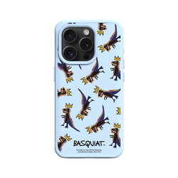 iPhone 15 Pro SolidX (MagSafe 兼容)  巴斯奇亞 Jean-Michel Basquiat 小恐龍-拼貼款