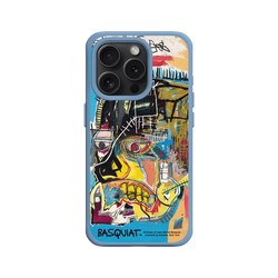 iPhone 15 Pro SolidX (MagSafe 兼容)  巴斯奇亞 Jean-Michel Basquiat 骷顱頭