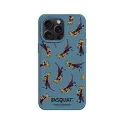 iPhone 15 Pro Max SolidX (MagSafe 兼容)  巴斯奇亞 Jean-Michel Basquiat 小恐龍-拼貼款