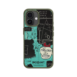 iPhone 16 SolidX (MagSafe 兼容)  巴斯奇亞 Jean-Michel Basquiat Equals Pi