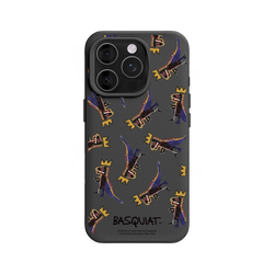 iPhone 16 Pro SolidX (MagSafe 兼容)  巴斯奇亞 Jean-Michel Basquiat 小恐龍-拼貼款