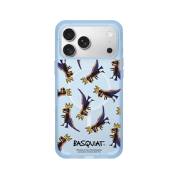 iPhone 18 Pro Max SolidX (MagSafe 兼容)  巴斯奇亞 Jean-Michel Basquiat 小恐龍-拼貼款