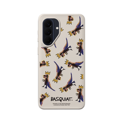 Galaxy A57 SolidX (MagSafe 兼容)  巴斯奇亞 Jean-Michel Basquiat 小恐龍-拼貼款
