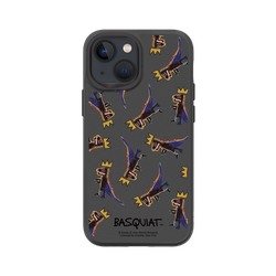 iPhone 13 mini SolidSuit (MagSafe 兼容)  巴斯奇亞 Jean-Michel Basquiat 小恐龍-拼貼款