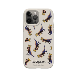 iPhone 13 Pro Max SolidSuit (MagSafe 兼容)  巴斯奇亞 Jean-Michel Basquiat 小恐龍-拼貼款