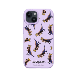 iPhone 14 SolidSuit (MagSafe 兼容)  巴斯奇亞 Jean-Michel Basquiat 小恐龍-拼貼款