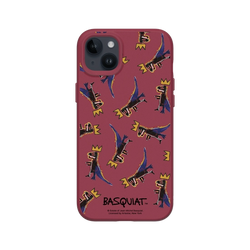 iPhone 14 Plus SolidSuit (MagSafe 兼容)  巴斯奇亞 Jean-Michel Basquiat 小恐龍-拼貼款