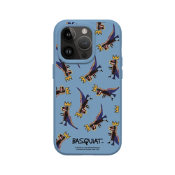 iPhone 14 Pro SolidSuit (MagSafe 兼容)  巴斯奇亞 Jean-Michel Basquiat 小恐龍-拼貼款