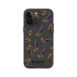 iPhone 14 Pro Max SolidSuit (MagSafe 兼容)  巴斯奇亞 Jean-Michel Basquiat 小恐龍-拼貼款