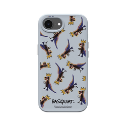 iPhone 16e SolidSuit (MagSafe 兼容)  巴斯奇亞 Jean-Michel Basquiat 小恐龍-拼貼款