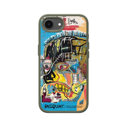 iPhone 16e SolidSuit (MagSafe 兼容)  巴斯奇亞 Jean-Michel Basquiat 骷顱頭