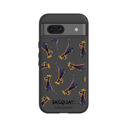 Pixel 8a SolidSuit (MagSafe 兼容)  巴斯奇亞 Jean-Michel Basquiat 小恐龍-拼貼款
