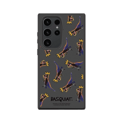 Galaxy S23 Ultra SolidSuit (MagSafe 兼容)  巴斯奇亞 Jean-Michel Basquiat 小恐龍-拼貼款